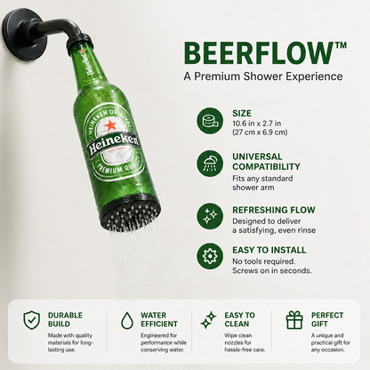 BeerFlow™ Shower Head
